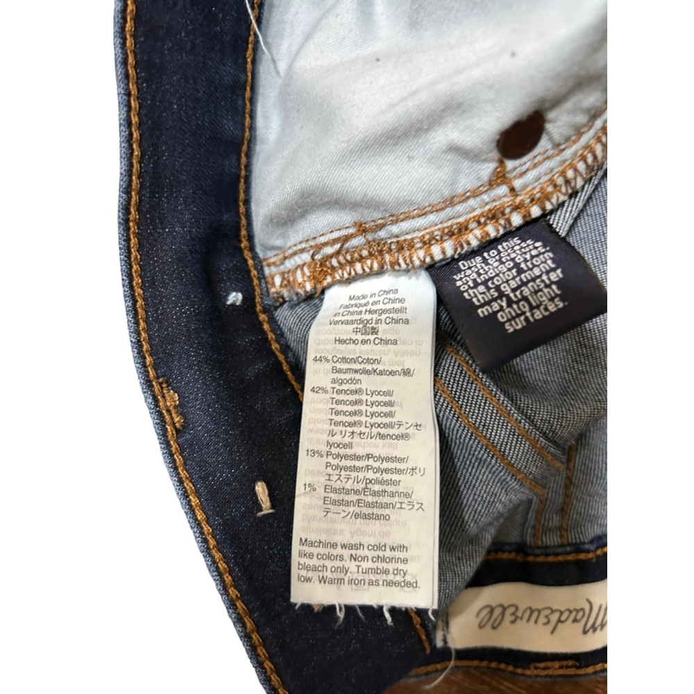 Madewell 9" High-Rise Skinny Jeans Size 30 Blue - Picture 6 of 6